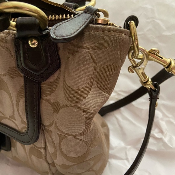 Small Monogram Coach Purse/Satchel - Picture 2 of 6